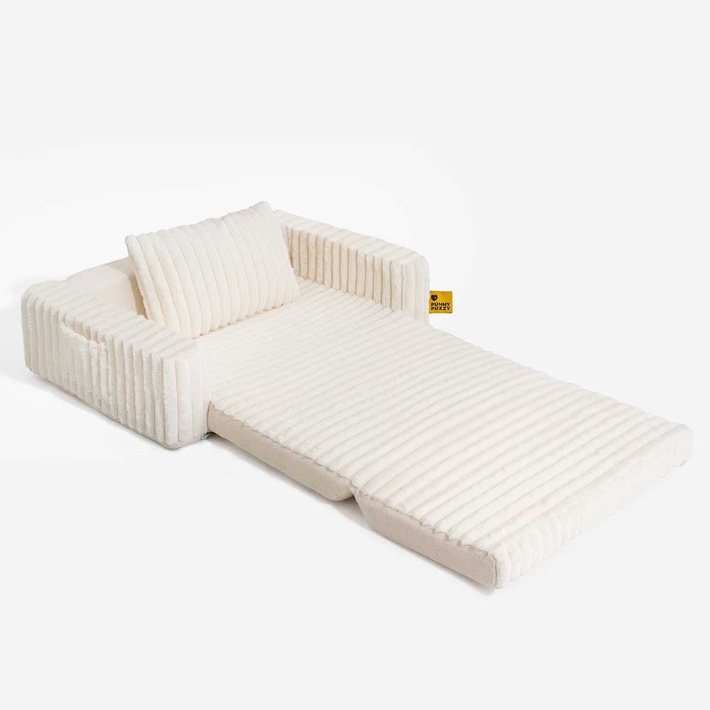 Creamy Fluffy Orthopedic Human-Dog Bolster Bed - Expandable Comfort - Image 14