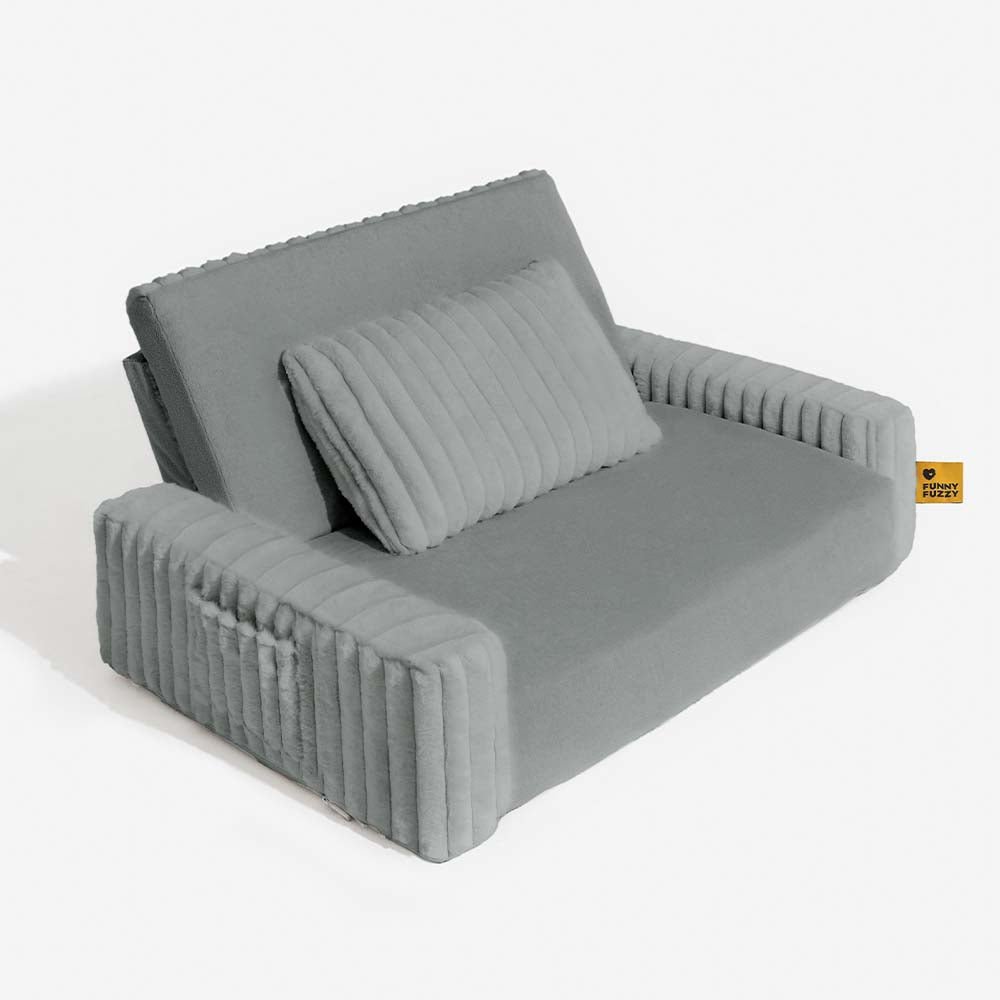 Creamy Fluffy Orthopedic Human-Dog Bolster Bed - Expandable Comfort - Image 16