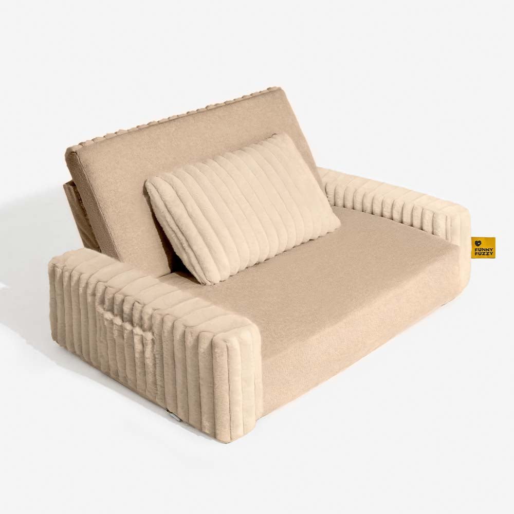 Creamy Fluffy Orthopedic Human-Dog Bolster Bed - Expandable Comfort - Image 17