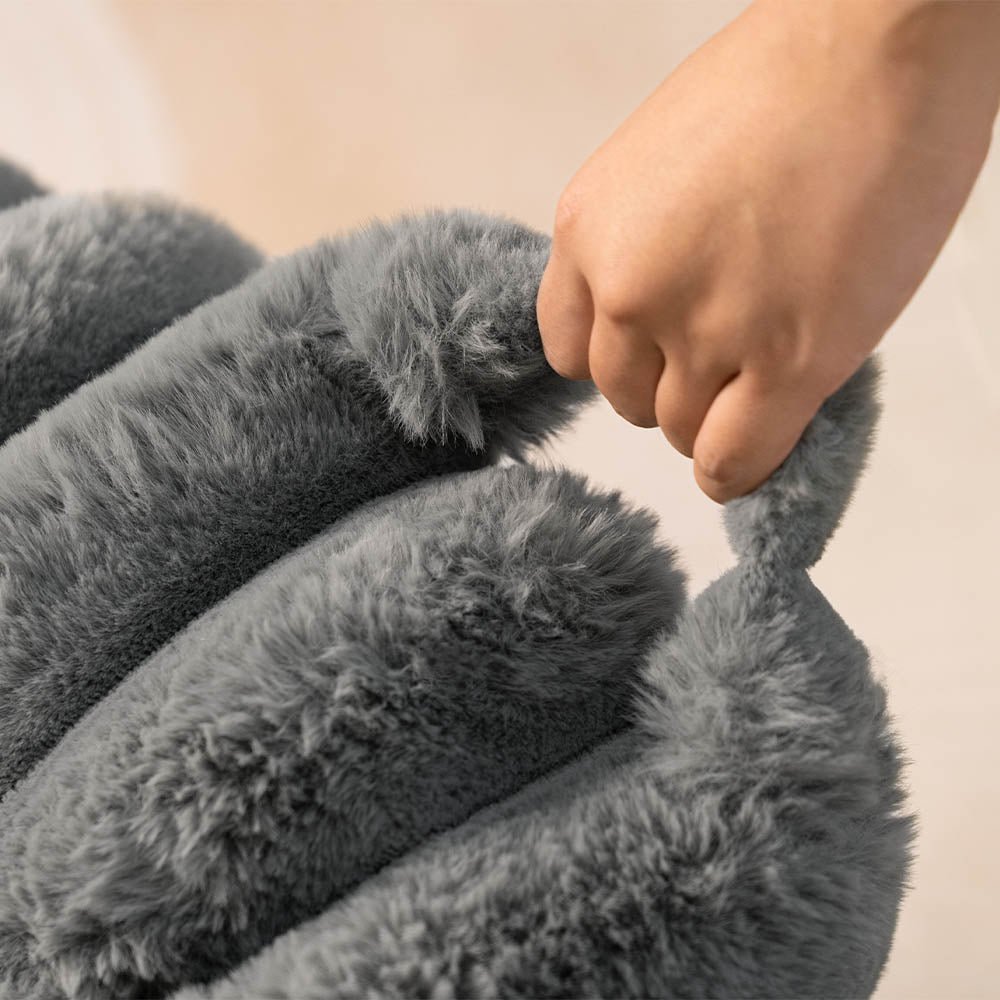 Creamy Plush Super Large Donut Human Dog Bed - Cuddle Cradle - Image 10