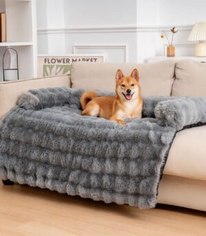 Fluffy Fuzzy Calming Dog Bed Sofa Protector Pet Mat