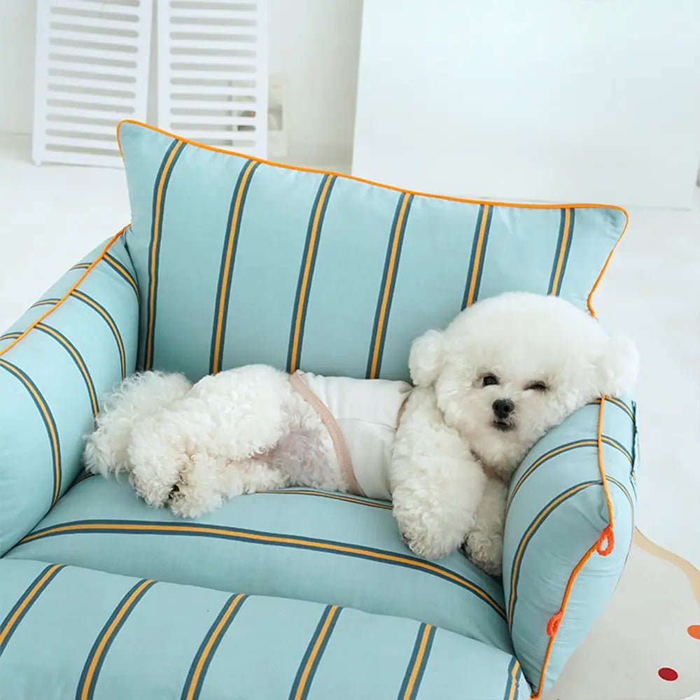 Cotton Comfort Calming Bed Dog Sofa Bed - Image 3