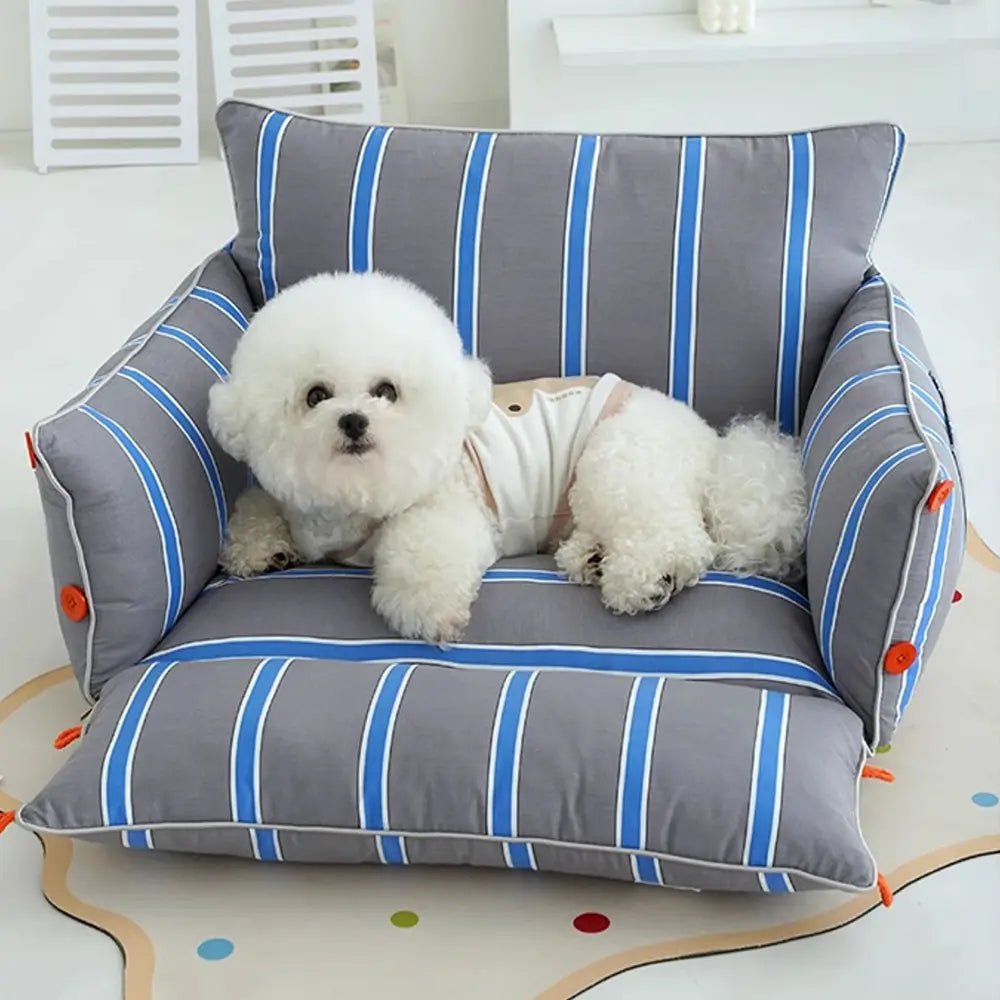 Cotton Comfort Calming Bed Dog Sofa Bed - Image 7