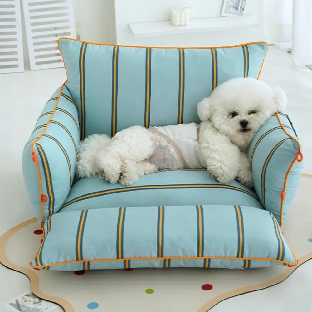 Cotton Comfort Calming Bed Dog Sofa Bed - Image 2