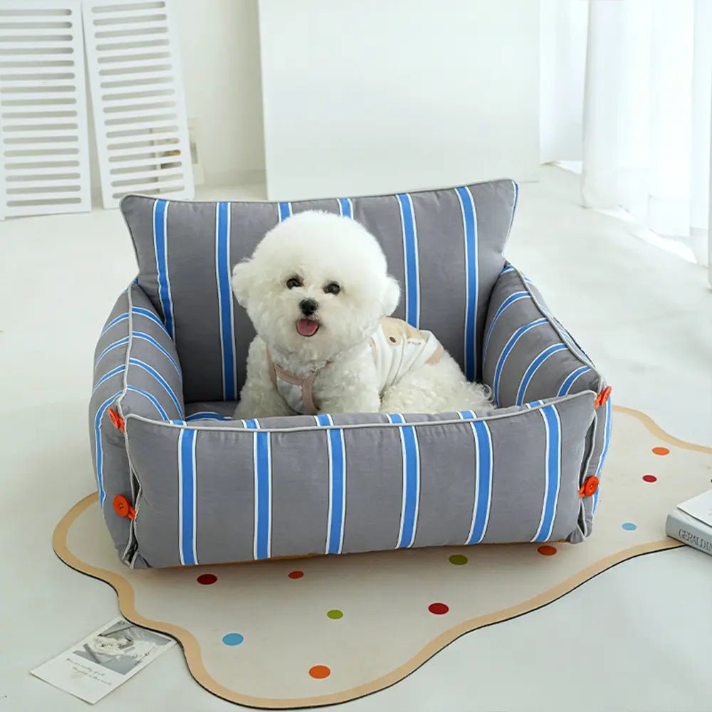 Cotton Comfort Calming Bed Dog Sofa Bed - Image 9
