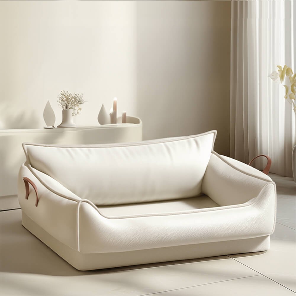 Luxury Natural Latex Supportive Anti-Scratch Dog & Cat Sofa Bed - Image 8