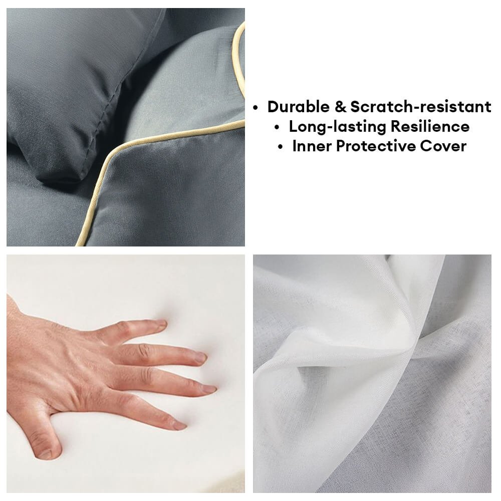 Nordic Style Waterproof Anti-Scratch Washable Dog Sofa Bed with Pillow - Image 6