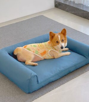 Waterproof Oxford Removable Washable Bolster Dog Sofa Bed