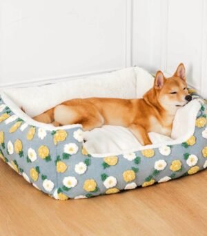 Ultra Cozy Handmade Woolen Tufting Dog & Cat Bed