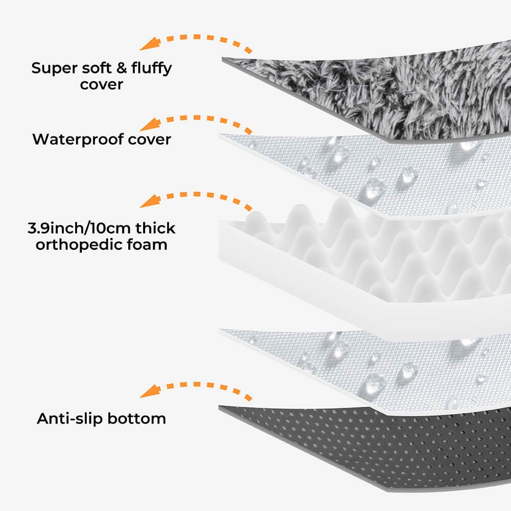 Luxury Super Large Sleep Deeper Oval Bed With Blanket - Image 6