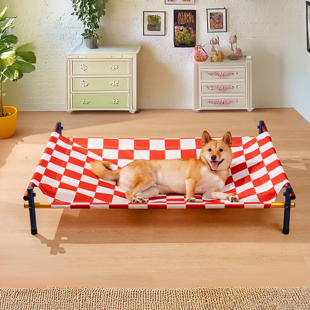 Vibrant Summer Print Style Aluminum Elevated Dog Bed - Summer Paradise - Image 12