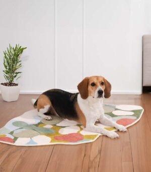 Greenery Forest Heterotype Plush Carpet Pet Mat Pet Rug