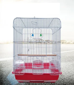 Wholesale Wrought Portable Chinese Large Aluminium Stainless Steel Iron Pet Bird Parrot Cage