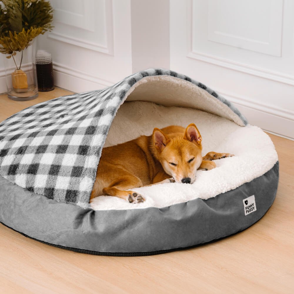 Round Canopy Dream Hideaway Dog Bed Pet Nest Bed - Image 18