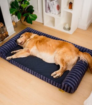 Deluxe Fluffy Full Support Anxiety Relieving Large Dog Bed