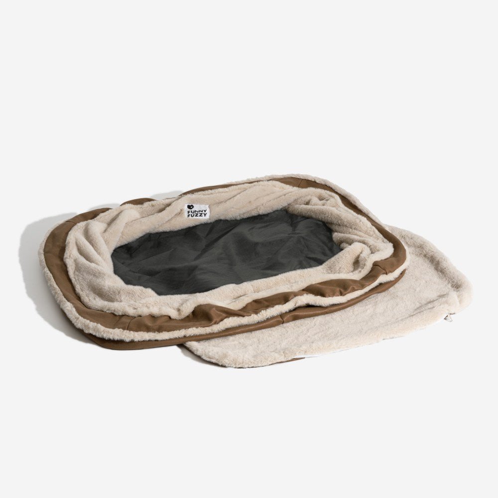 Large Warm Deep Sleeping Bed Dog Bed - Image 8