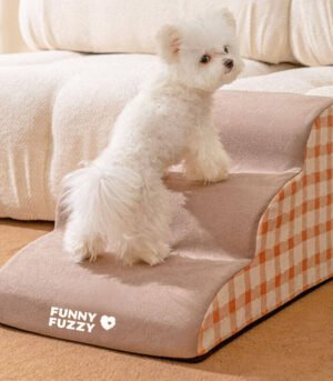 Plain Pattern Pet Climbing Ladder Removable Dog Stairs