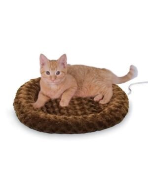 K & H Thermo Kitty Fashion Splash Heated Cat Bed 45cm
